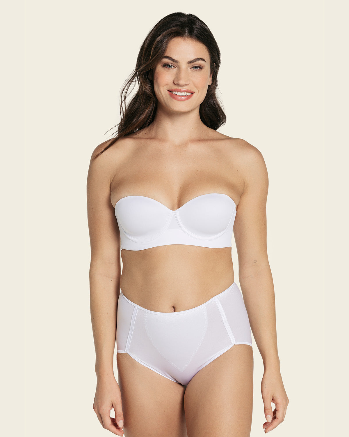 Sujetador sin tirantes con control fuerte de espalda perfect strapless#color_000-blanco