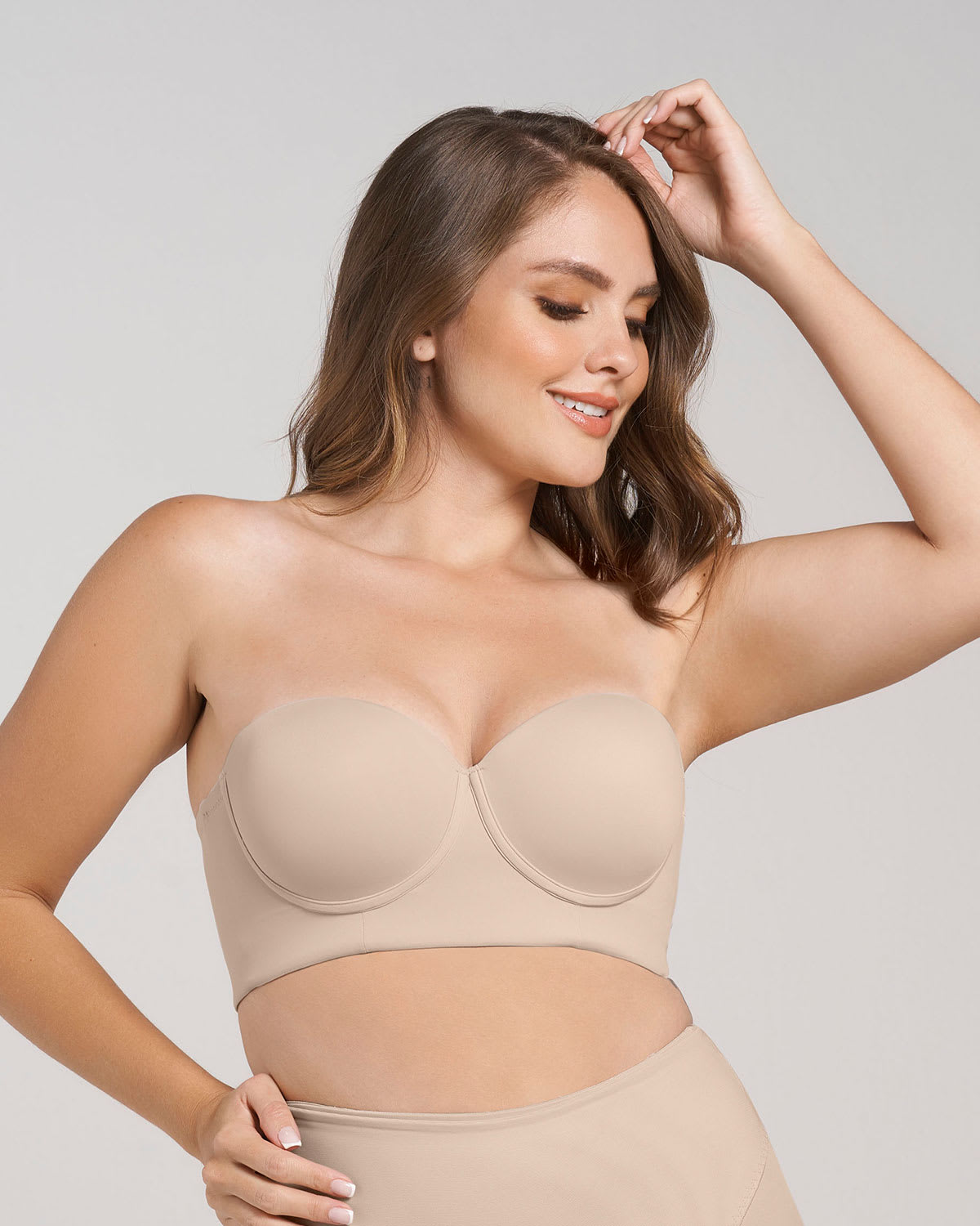 Sin tirantes bustier 360° de perfección#color_802-habano-claro