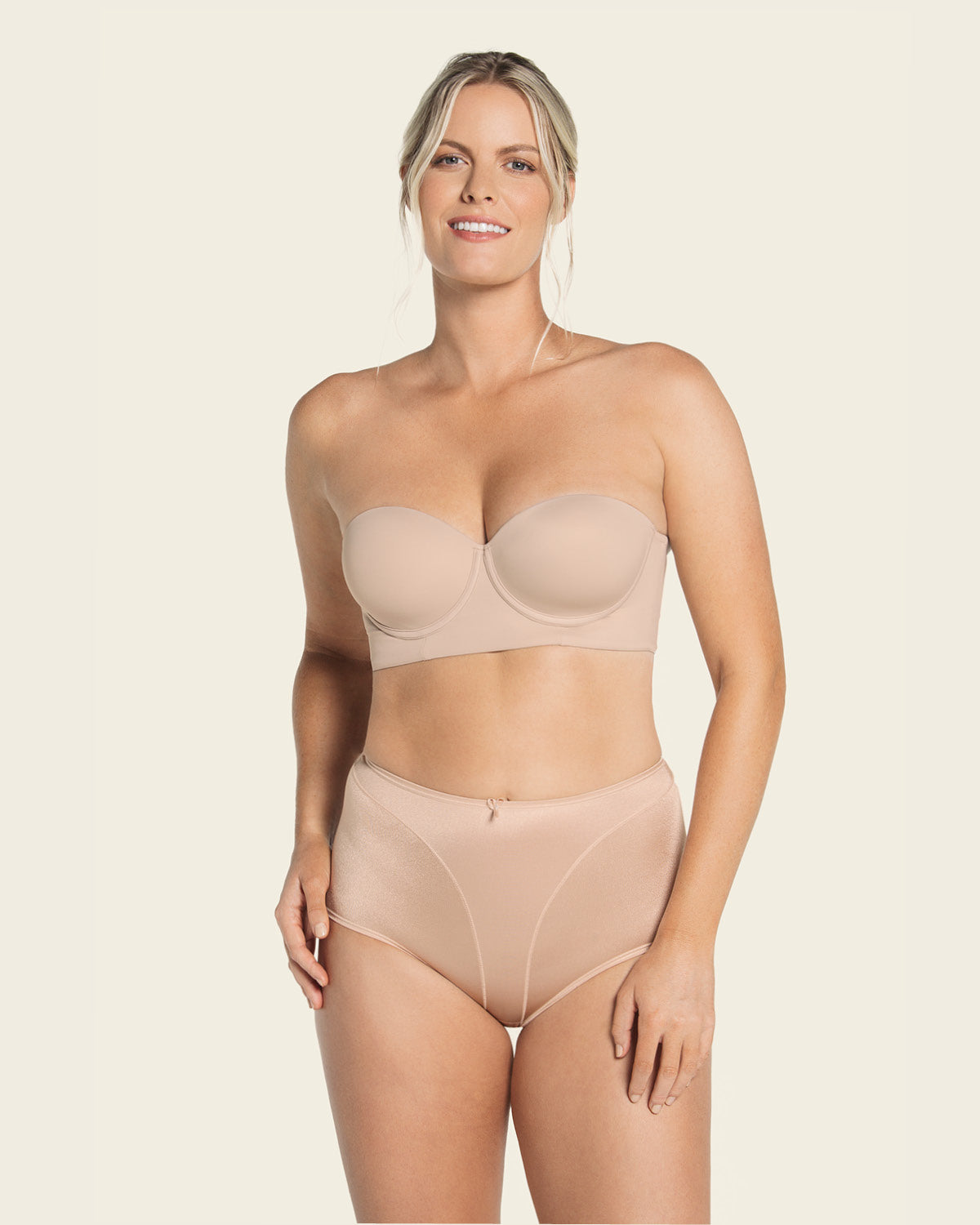 Sin tirantes bustier 360° de perfección#color_802-habano-claro