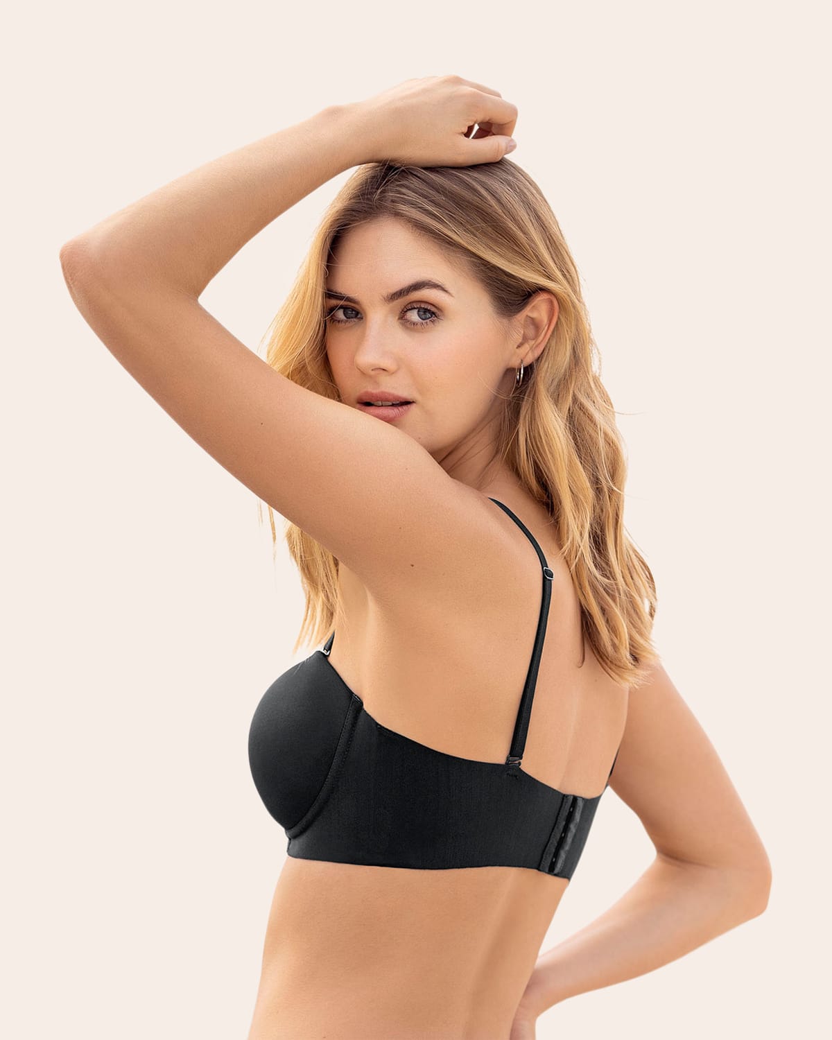 Sujetador sin tirantes antideslizante push up#color_700-negro