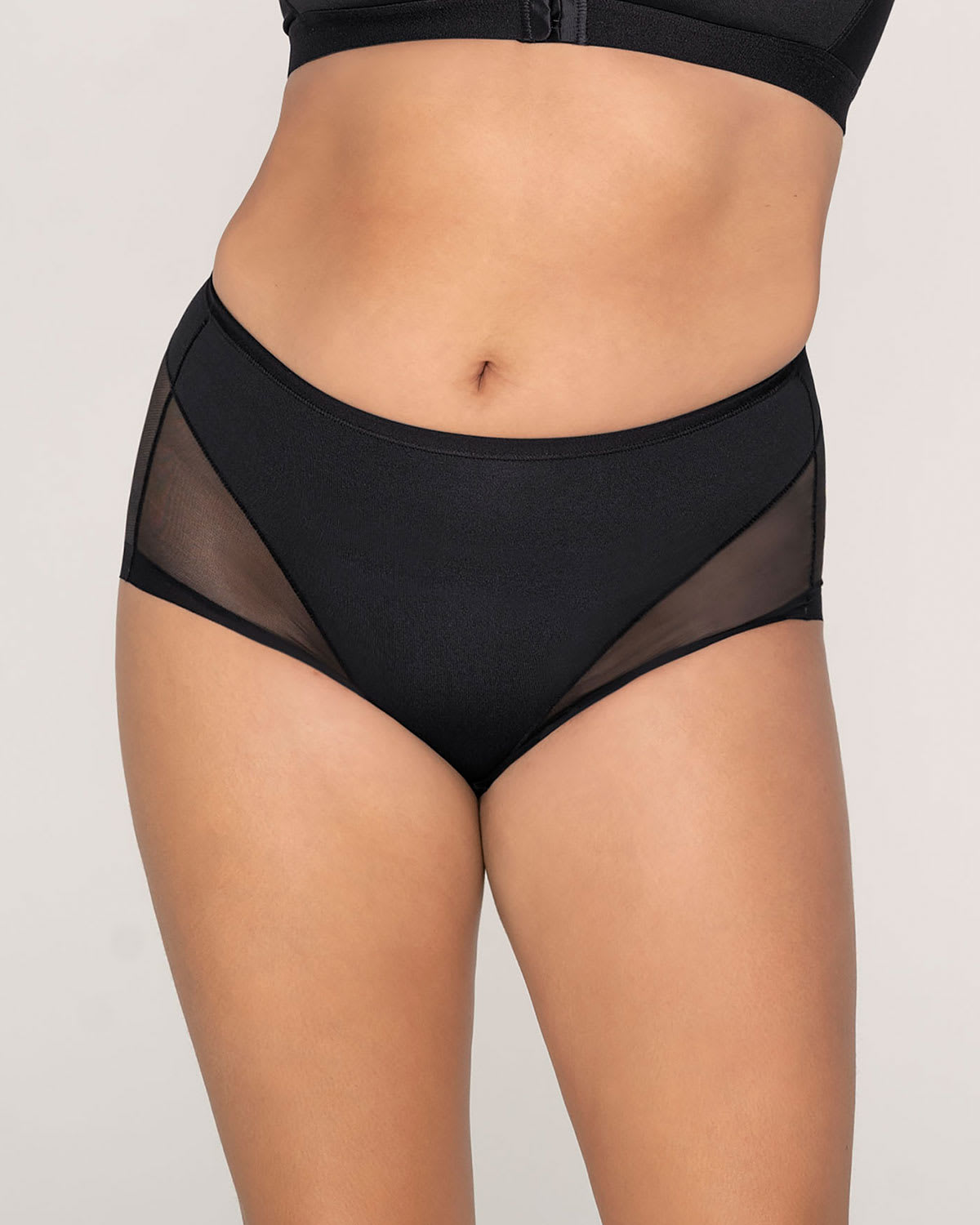 Braga clásica invisible con tul#color_700-negro