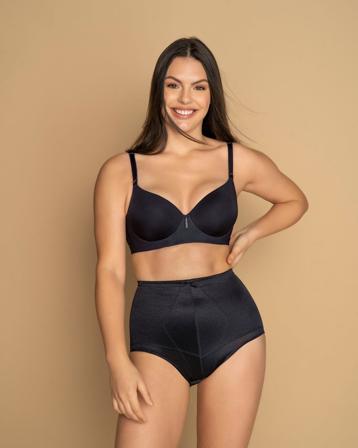 Braga faja reductora de abdomen y cintura#color_700-negro