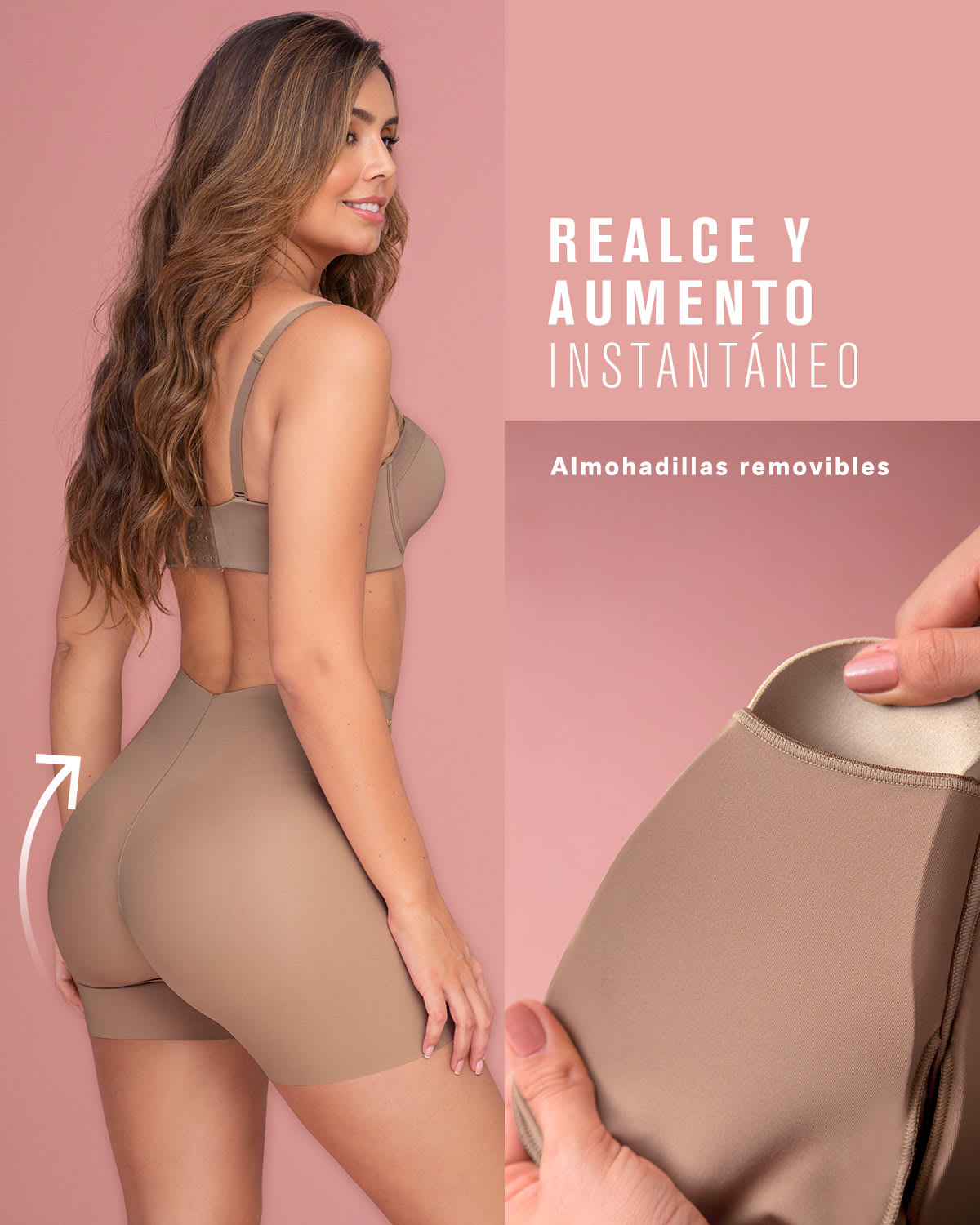 Braga faja de push up con almohadillas extraíbles#all_variants