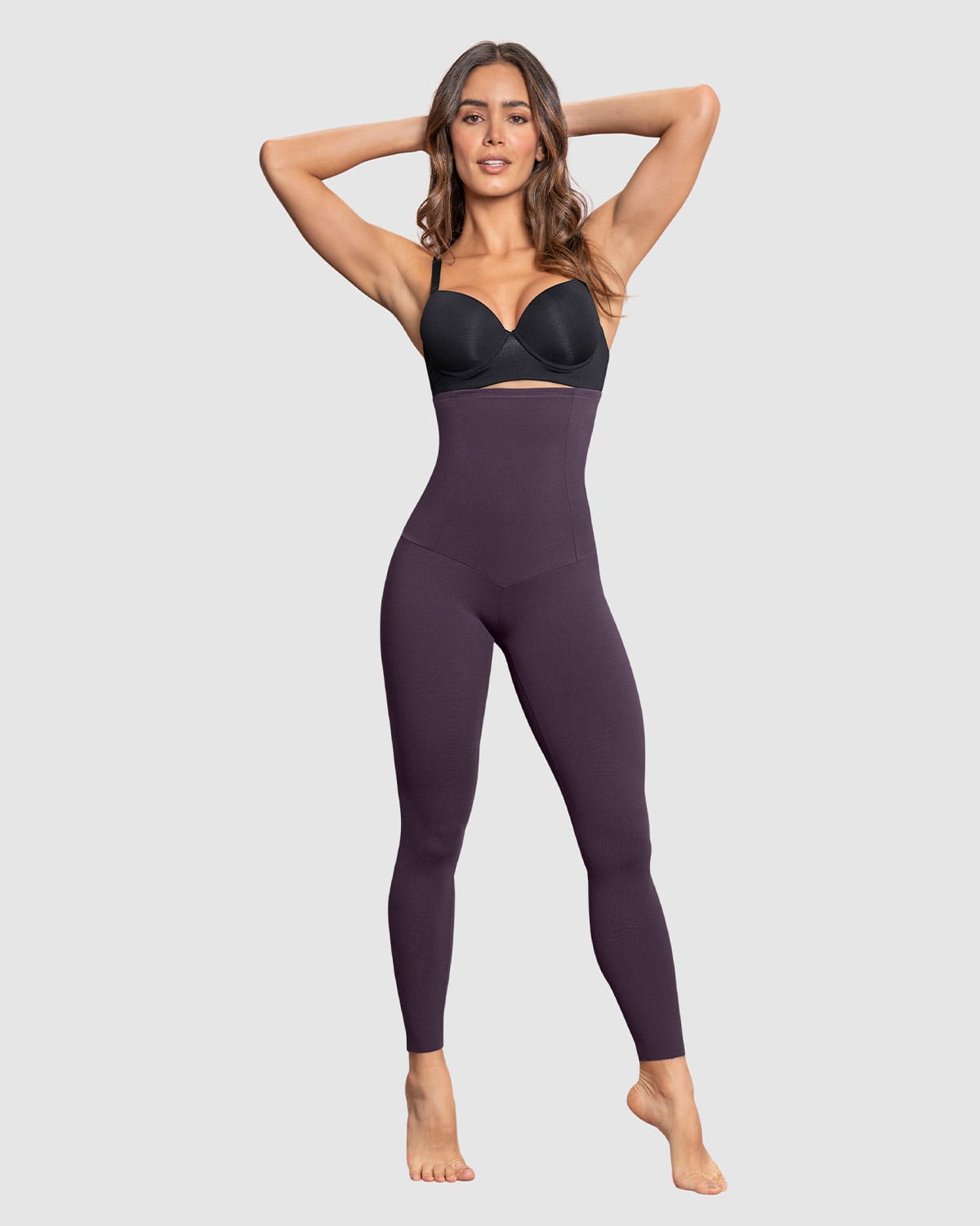 Legging de tiro alto con control fuerte de abdomen#color_430-vino