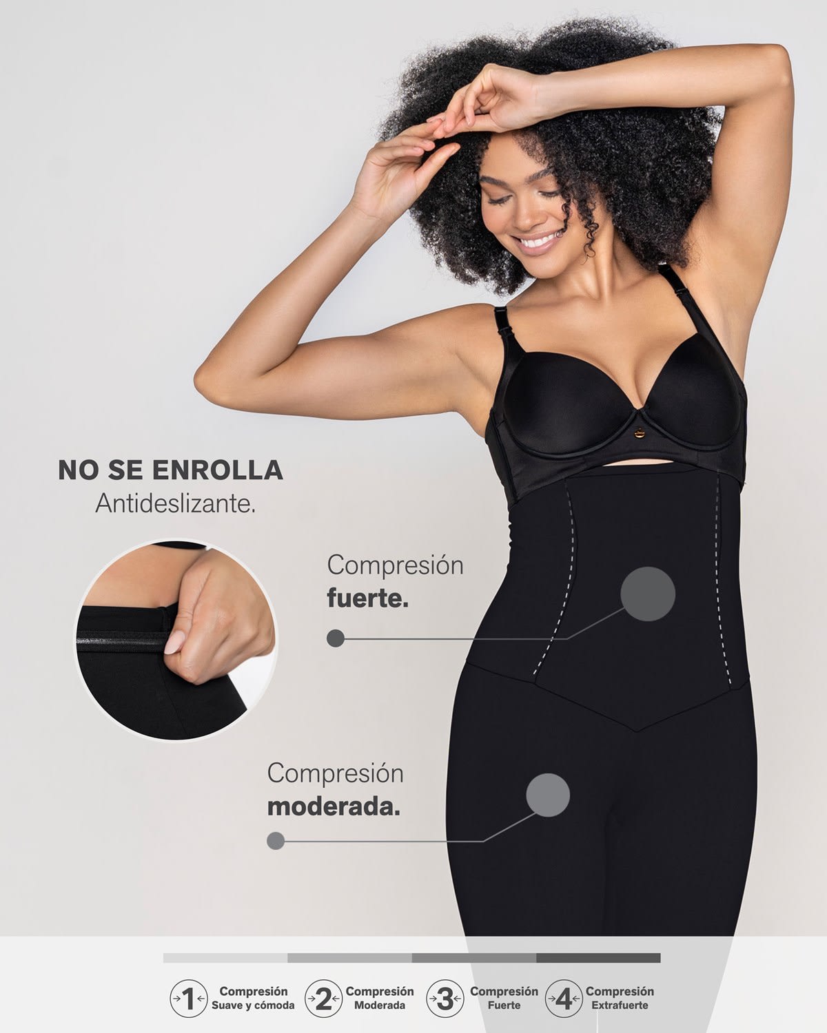 Legging de tiro alto con control fuerte de abdomen#all_variants