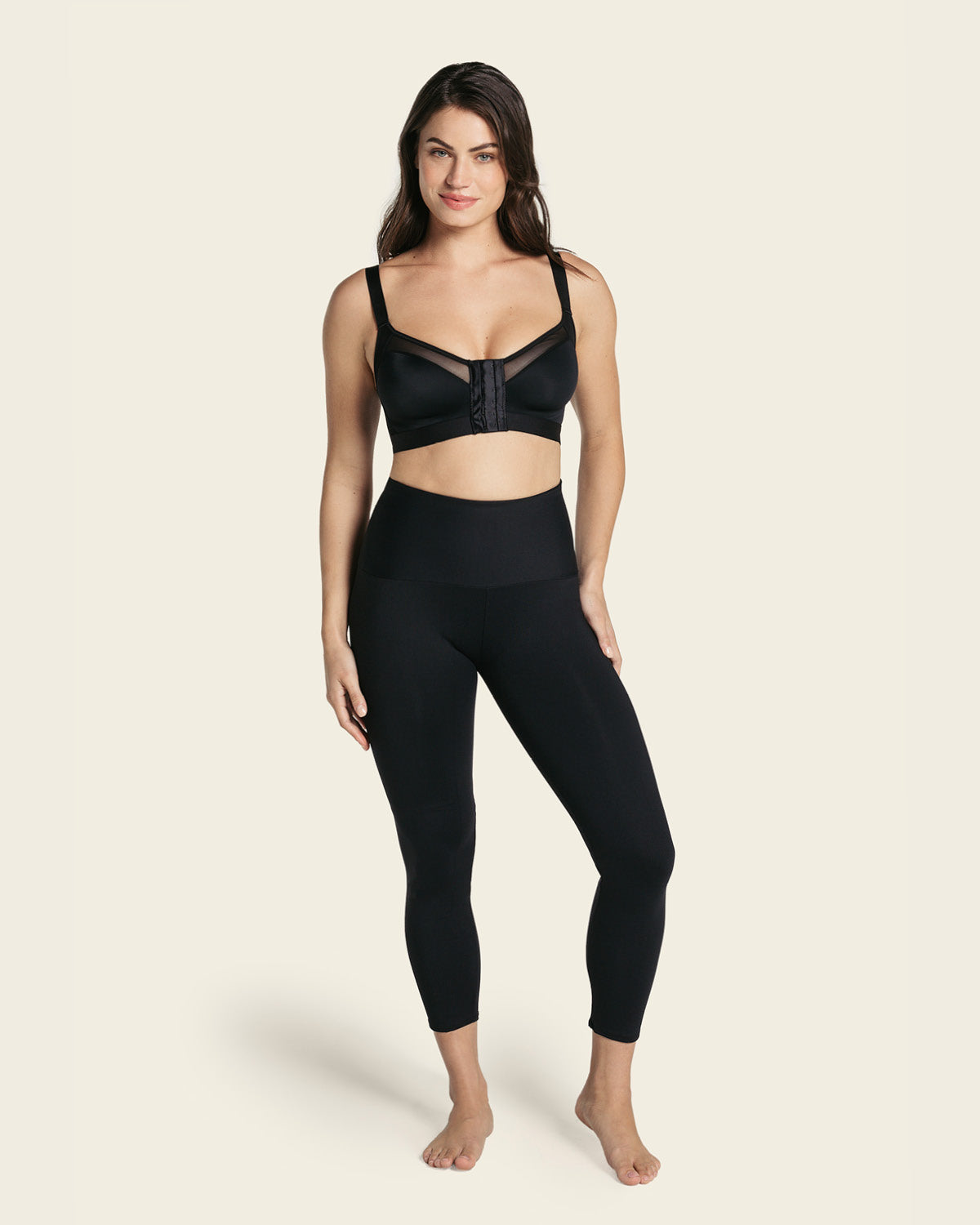 Legging de control con short interno levanta glúteos#color_700-negro