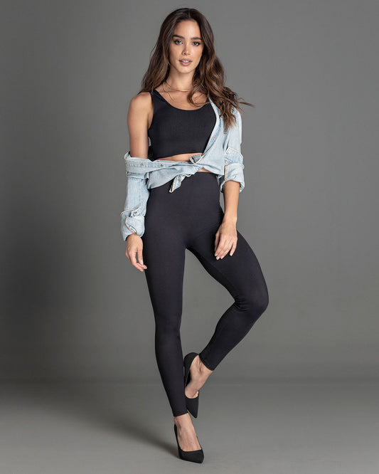 Leggings con control de abdomen y cintura#color_700-negro