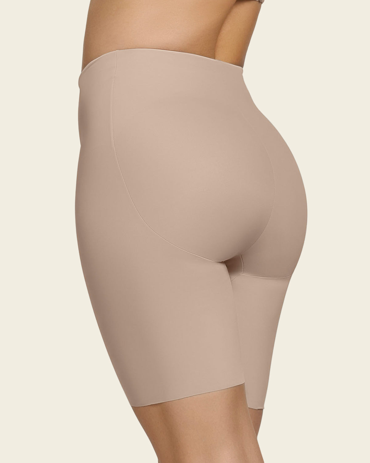 Braga short invisible de control de abdomen efecto levanta glúteos#color_802-beige