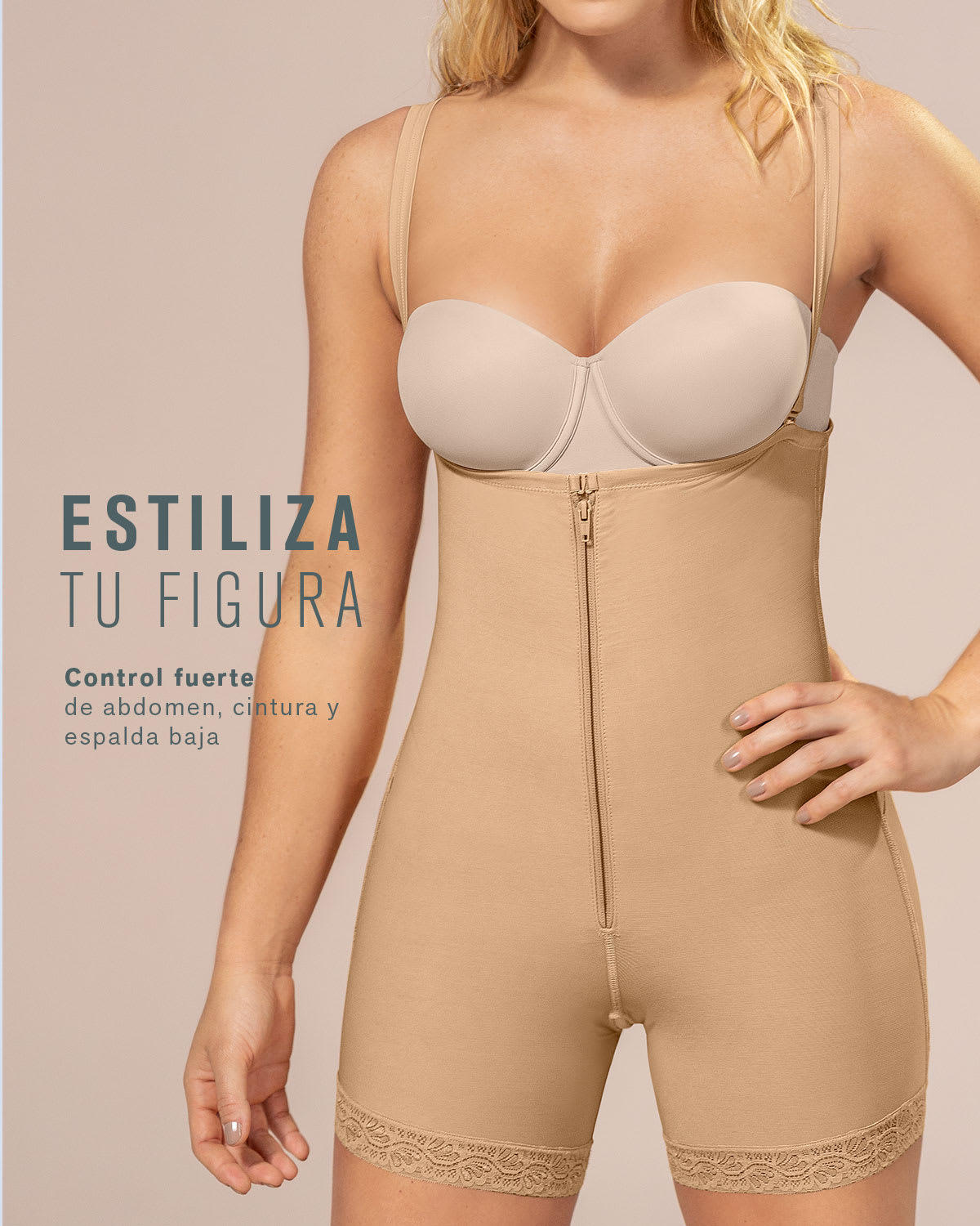 Faja body short con relleno de glúteos#all_variants