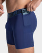 Bóxer deportivo con bolsillo lateral en microfibra#color_536-azul-oscuro
