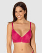 Sujetador memory bustier triangular de push-up alto y buen cubrimiento#color_311-fucsia