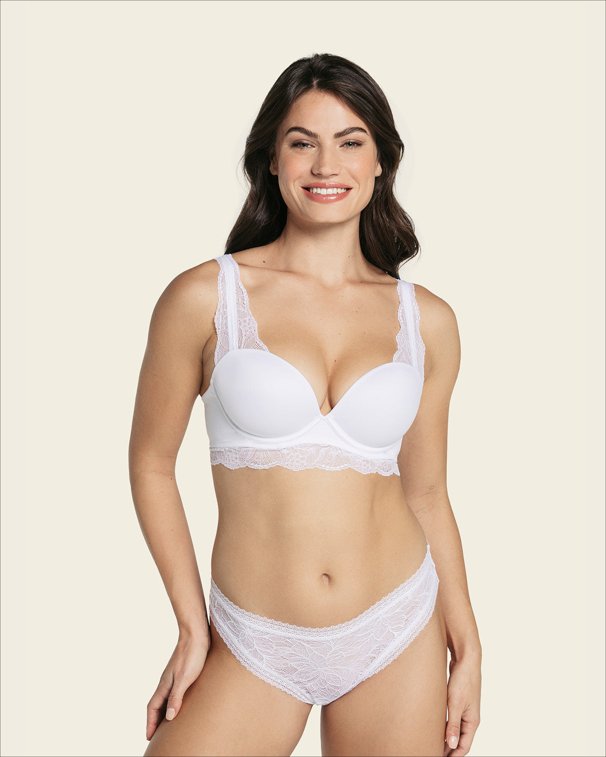 Sujetador básico con copas suaves y ligeras bra sexy essential#color_000-blanco