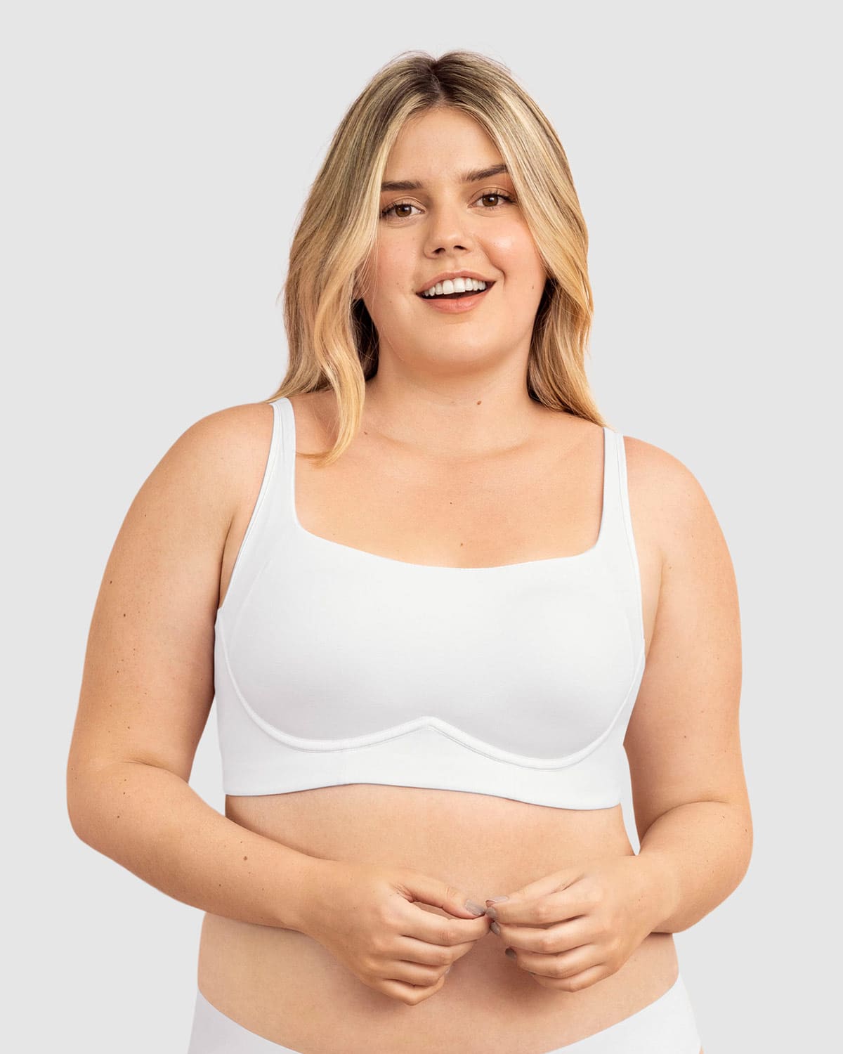 Sujetador sin aro ultracomodo de alto soporte y cubrimiento everyday bra#color_000-blanco