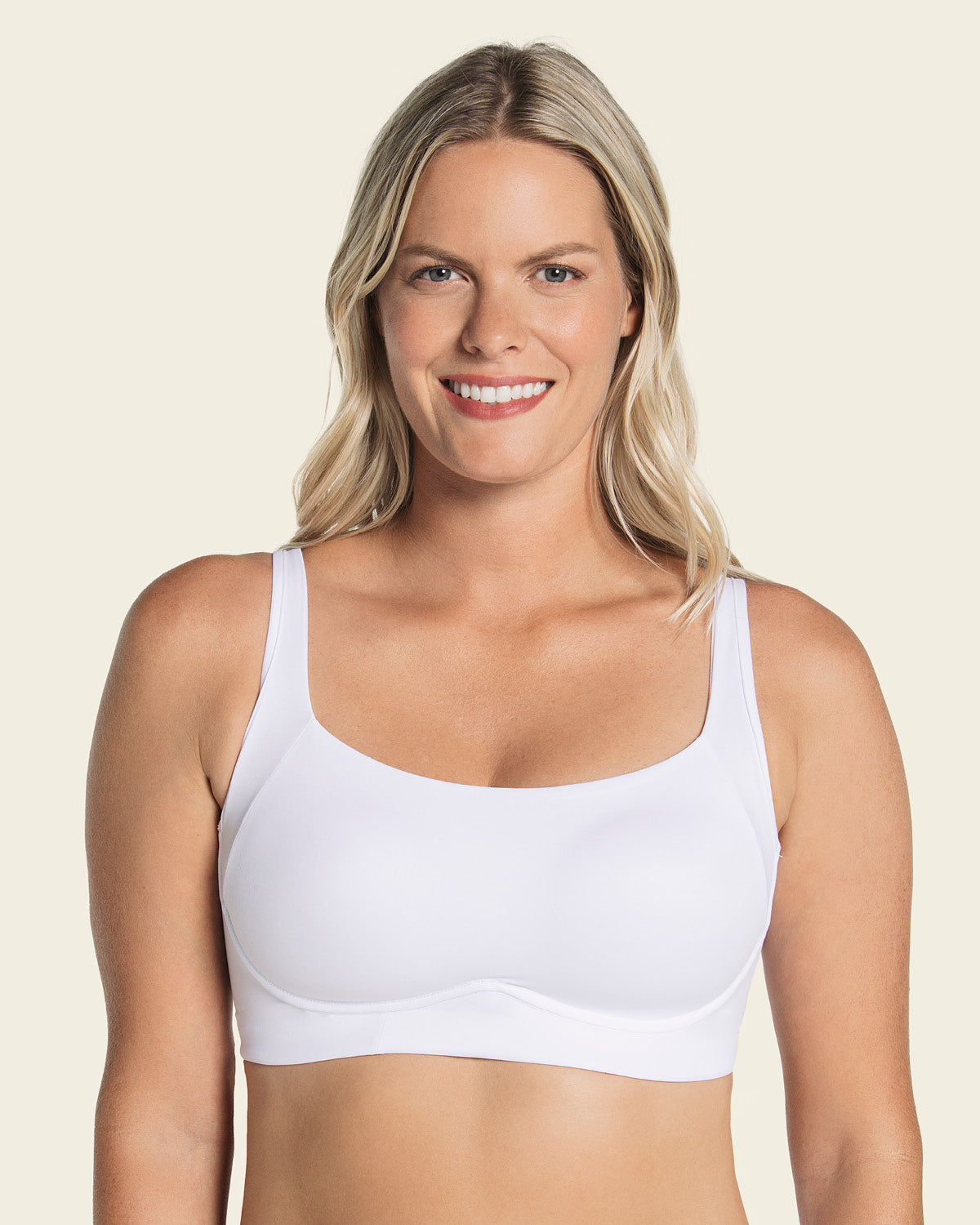 Sujetador sin aro ultracomodo de alto soporte y cubrimiento everyday bra#color_000-blanco