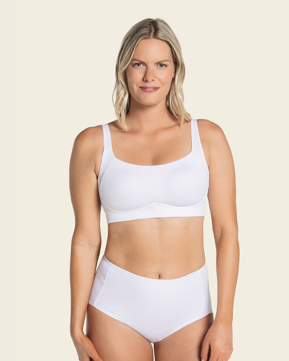 Sujetador sin aro ultracomodo de alto soporte y cubrimiento everyday bra#color_000-blanco