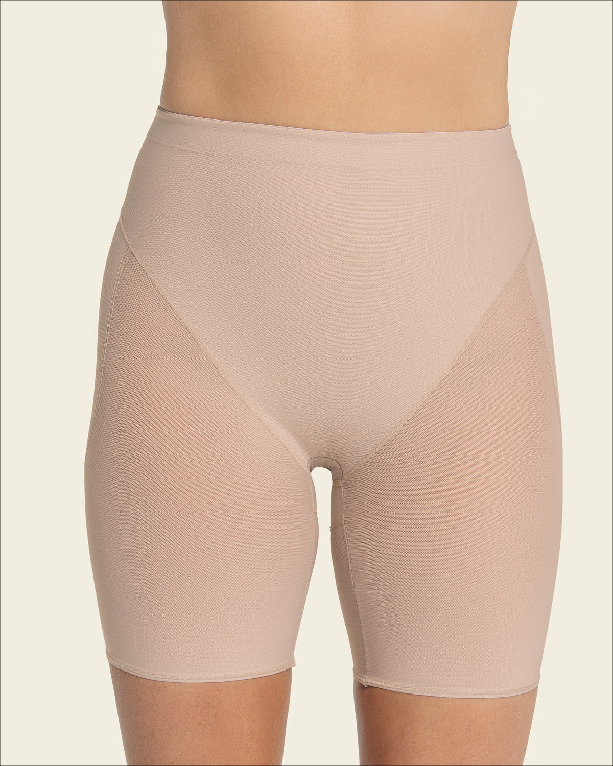 Braga faja tipo short levanta glúteos de control en abdomen#color_802-habano-claro