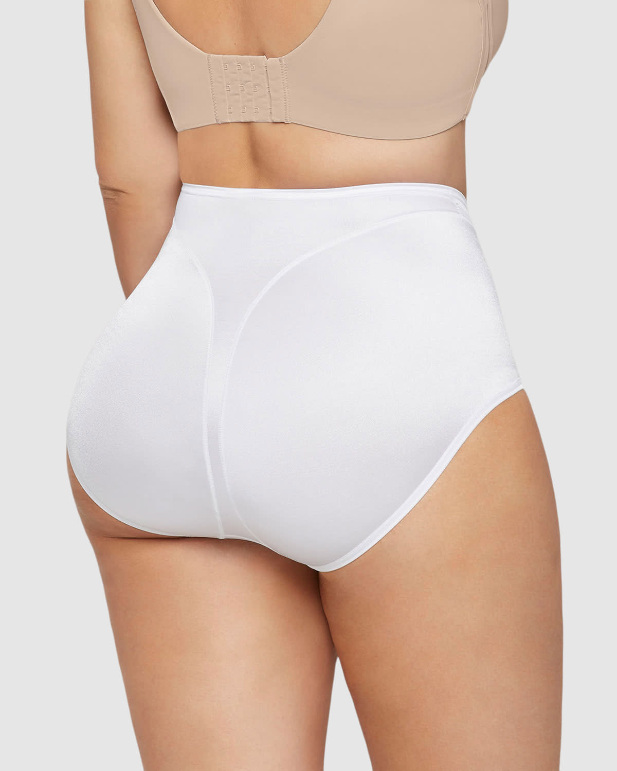 Paquete x 2 bragas fajas clásicas con control suave de abdomen#color_000-blanco