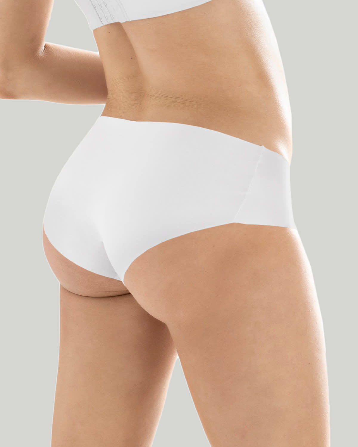 Paquete x 2 bragas tipo culotte invisibles ultraplanas sin elásticos#color_s01-negro-blanco