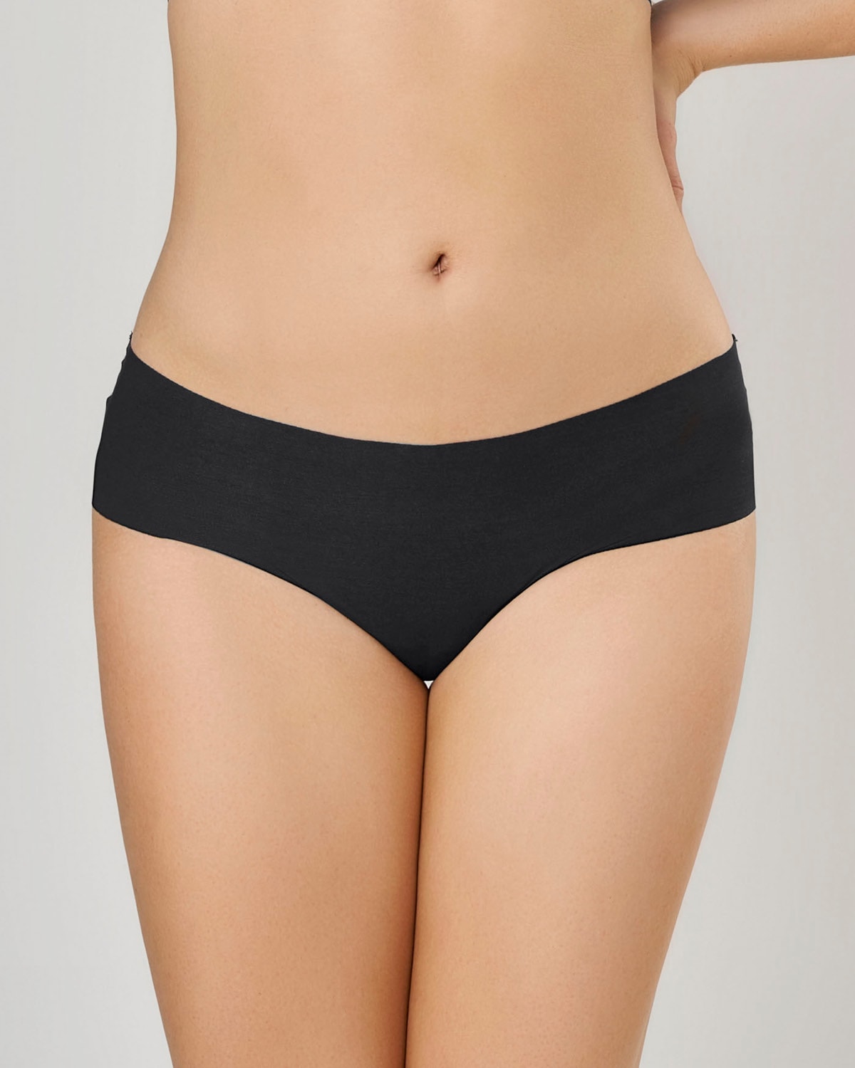 Paquete x 2 bragas tipo culotte invisibles ultraplanas sin elásticos#color_s01-negro-blanco