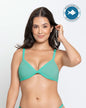 Top de bikini elaborado con nylon reciclado#color_672-verde