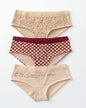 3 braguitas estilo culotte en algodón#color_s42-rosado-estampado-rosado-rojo-estampado