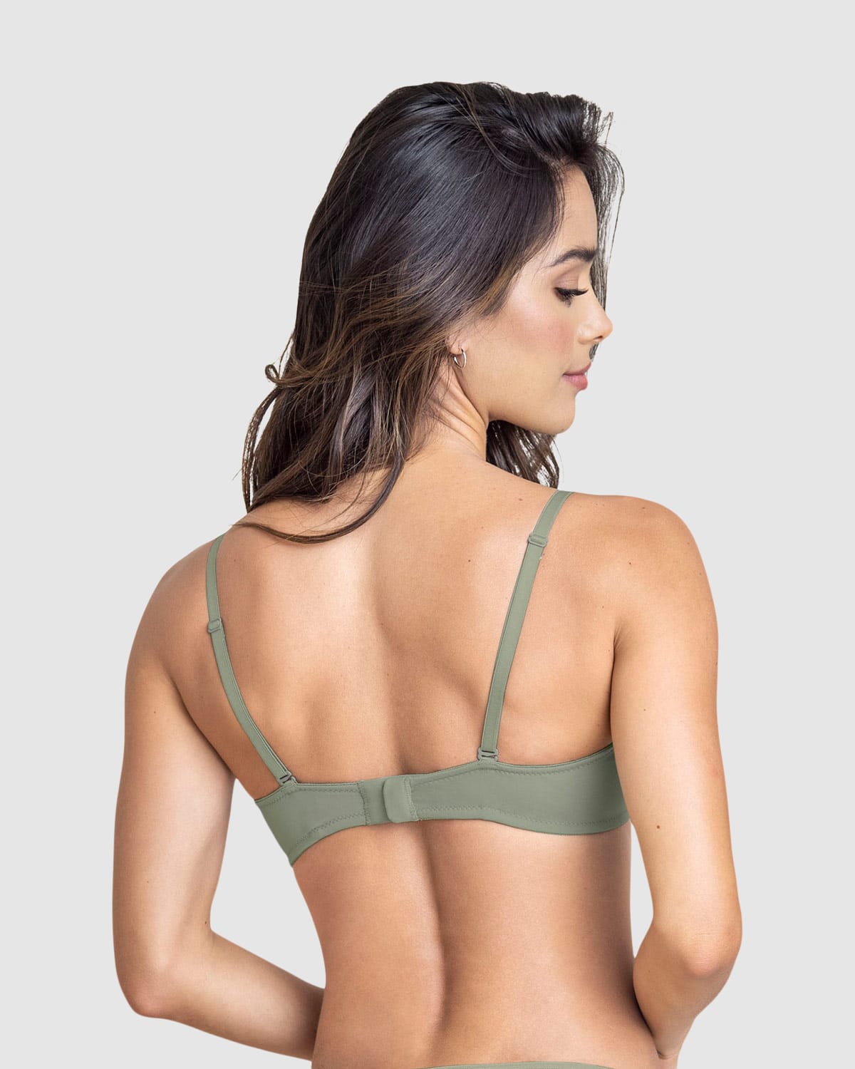 Sujetador push up medio con tirantes multiusos#color_623-verde