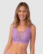 Bralette multiusos sexy siempre en encaje ideal para prótesis de mastectomía#color_412-lila