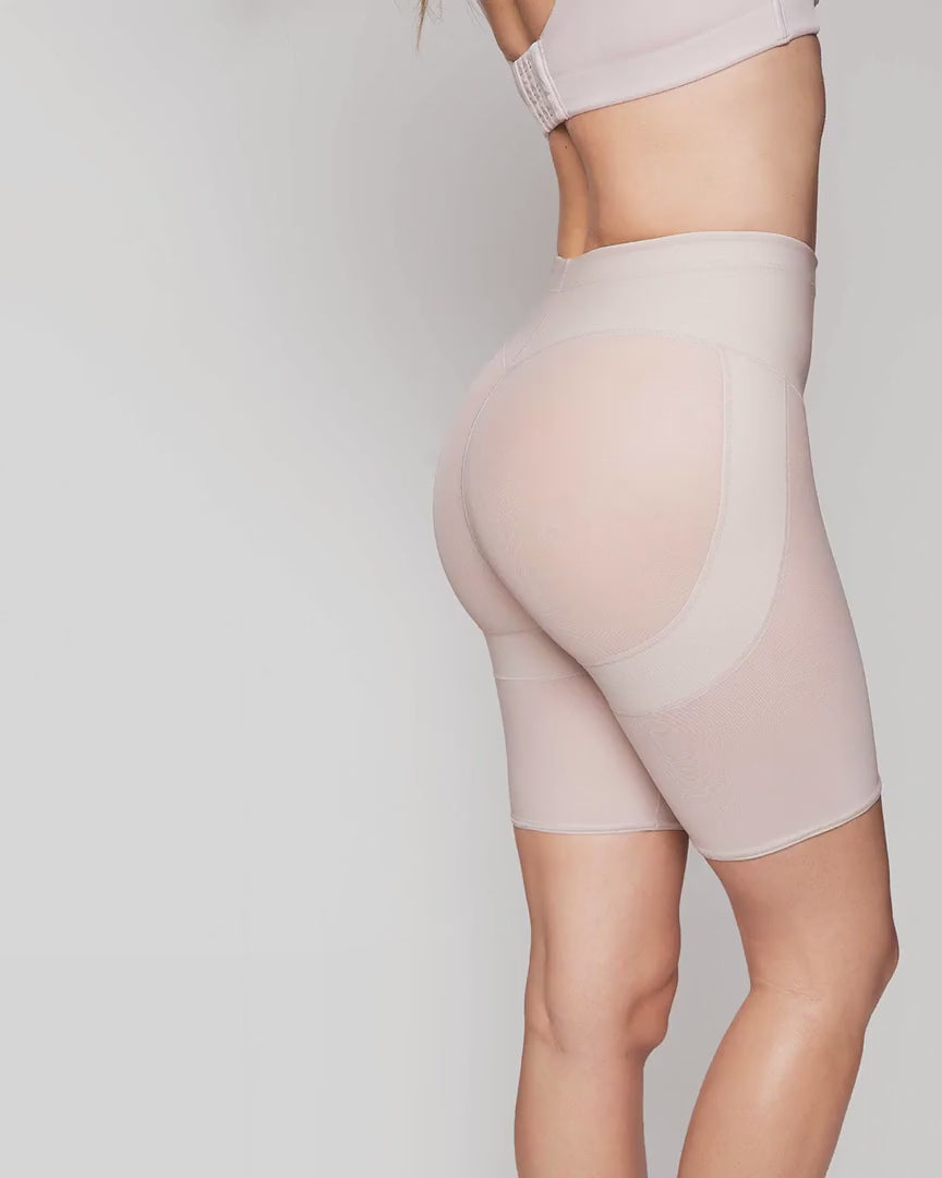 Braga faja tipo short levanta glúteos de control en abdomen#all_variants