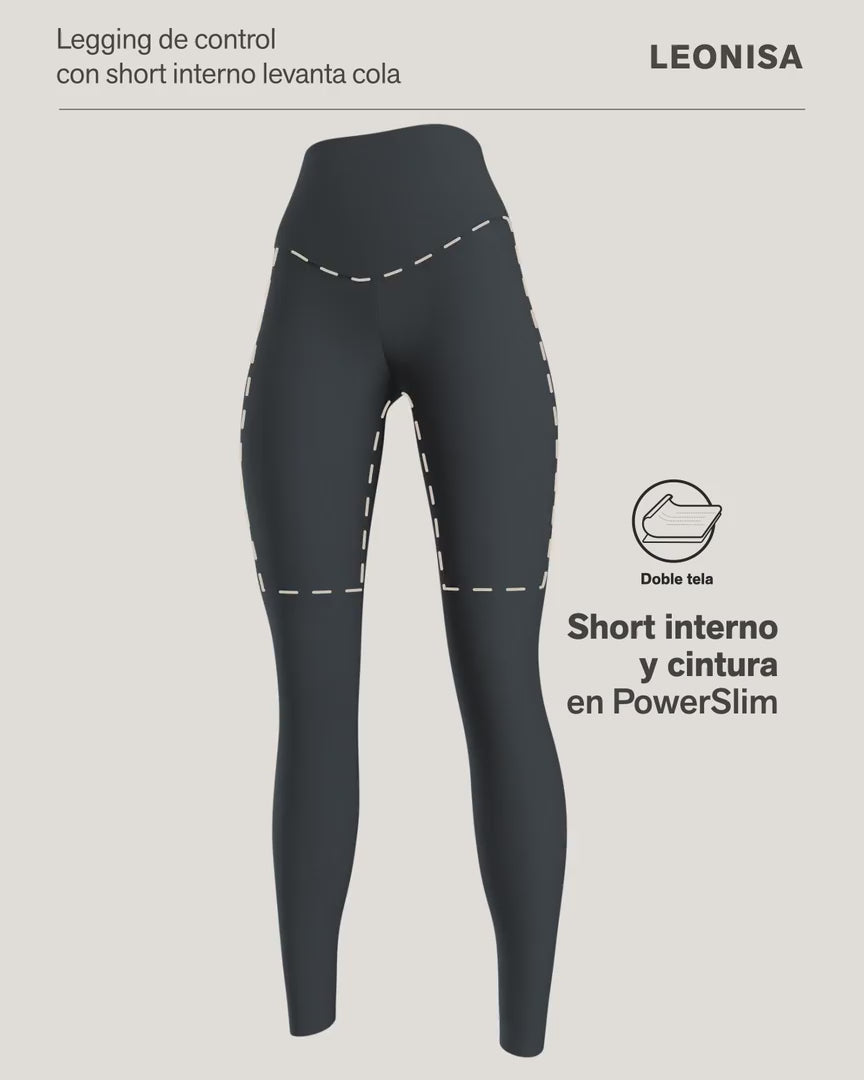 Legging de control con short interno levanta glúteos#all_variants