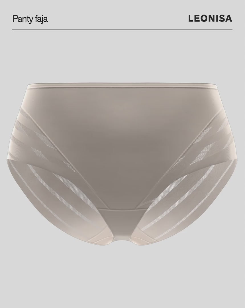Braga faja clásica con control moderado de abdomen y bandas en tul#all_variants