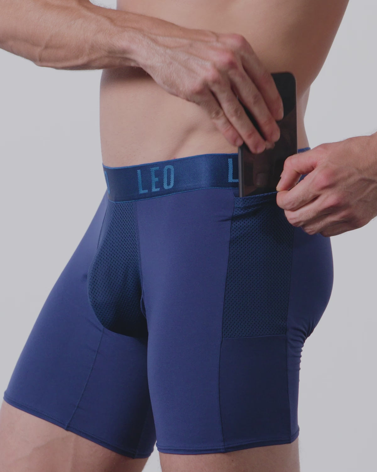 Bóxer deportivo con bolsillo lateral en microfibra#all_variants